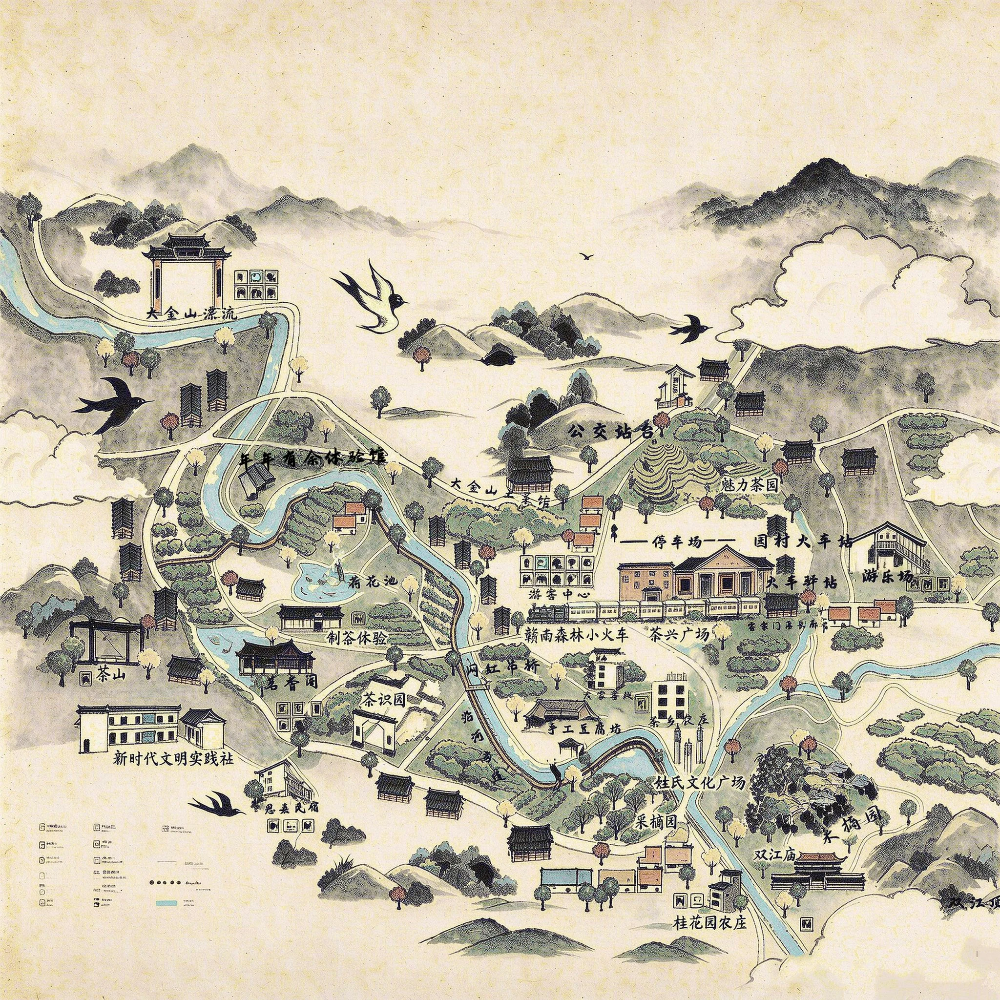 园村导览图